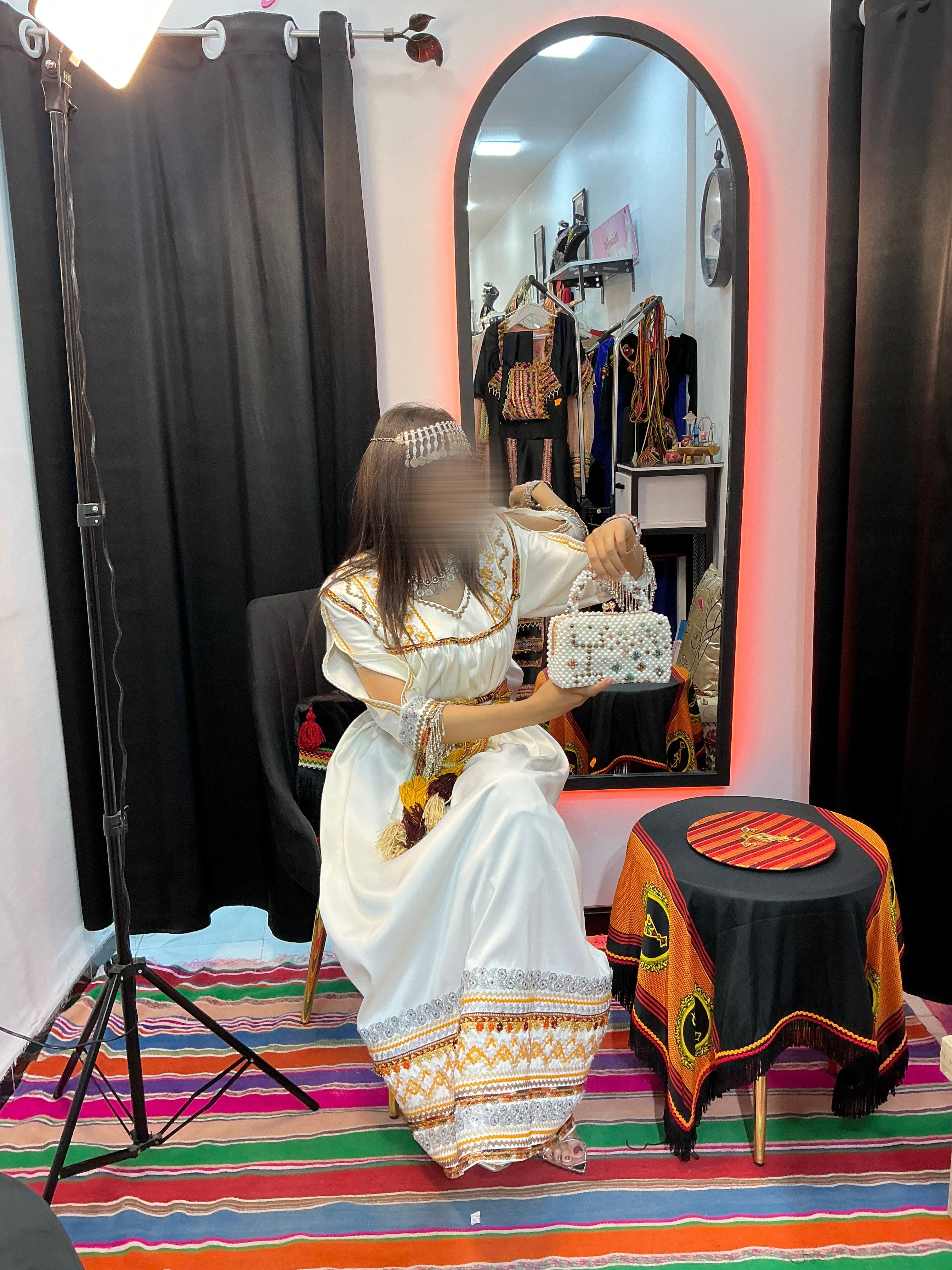 Robe kabyle blanche sophi