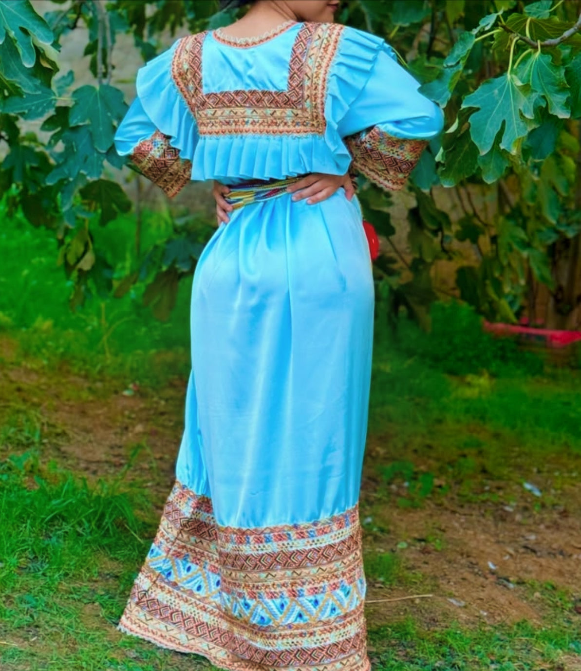 Robe kabyle à volants