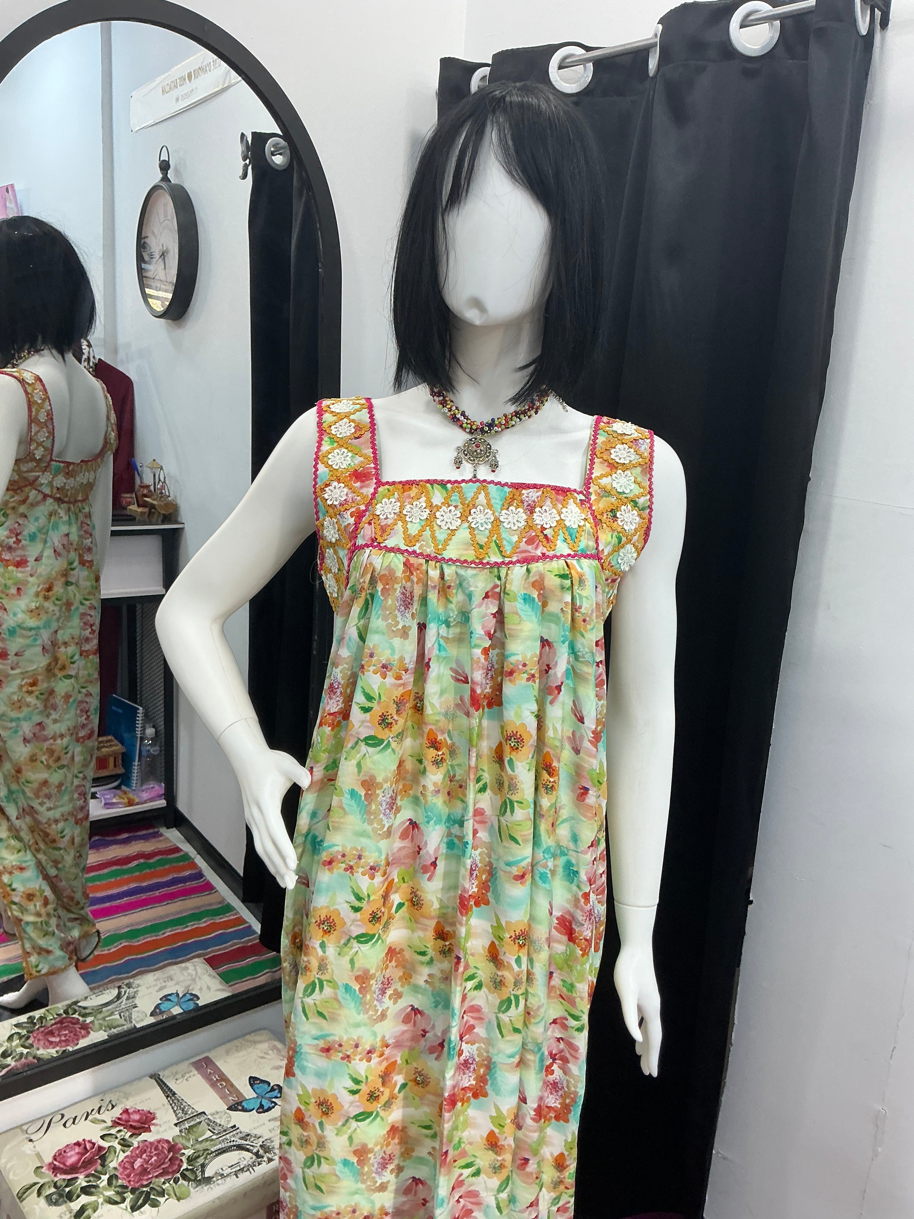Robe maison bretelles