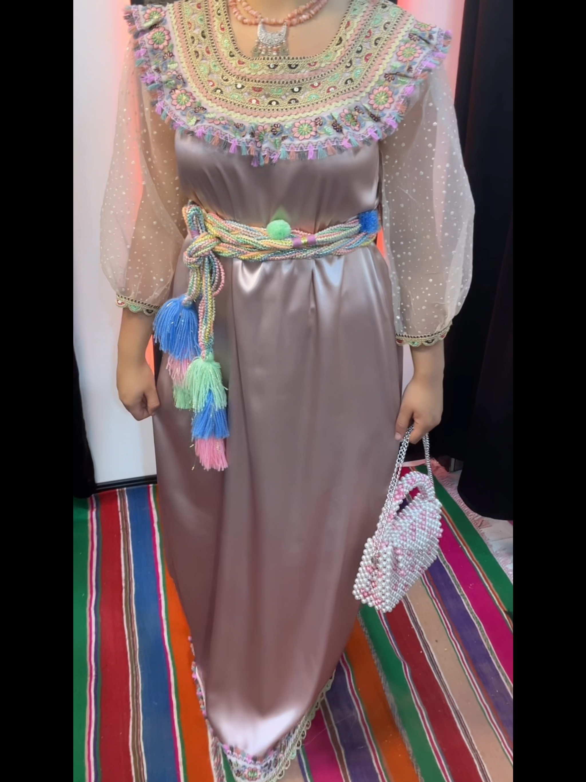 Robe kabyle à tulle