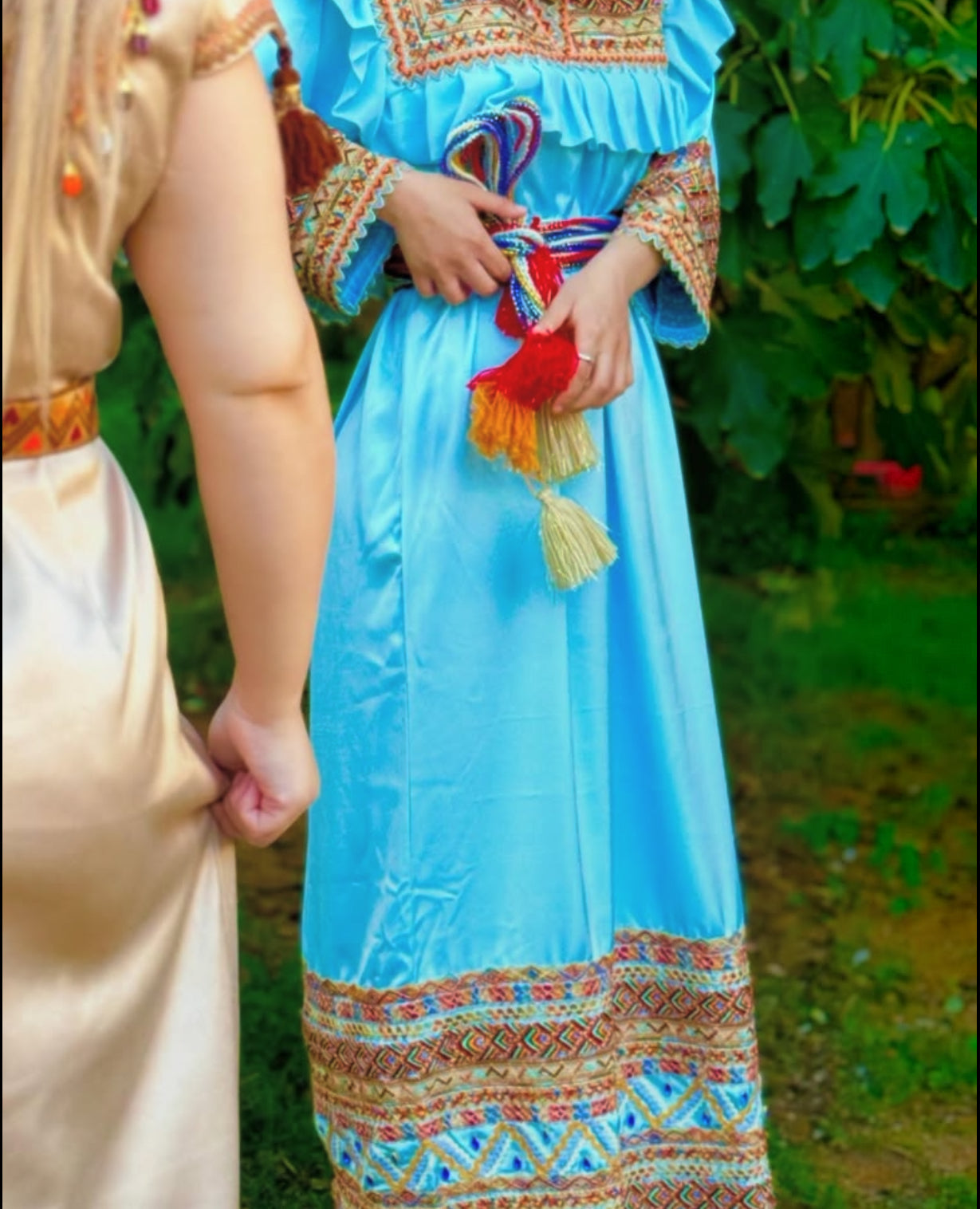 Robe kabyle à volants