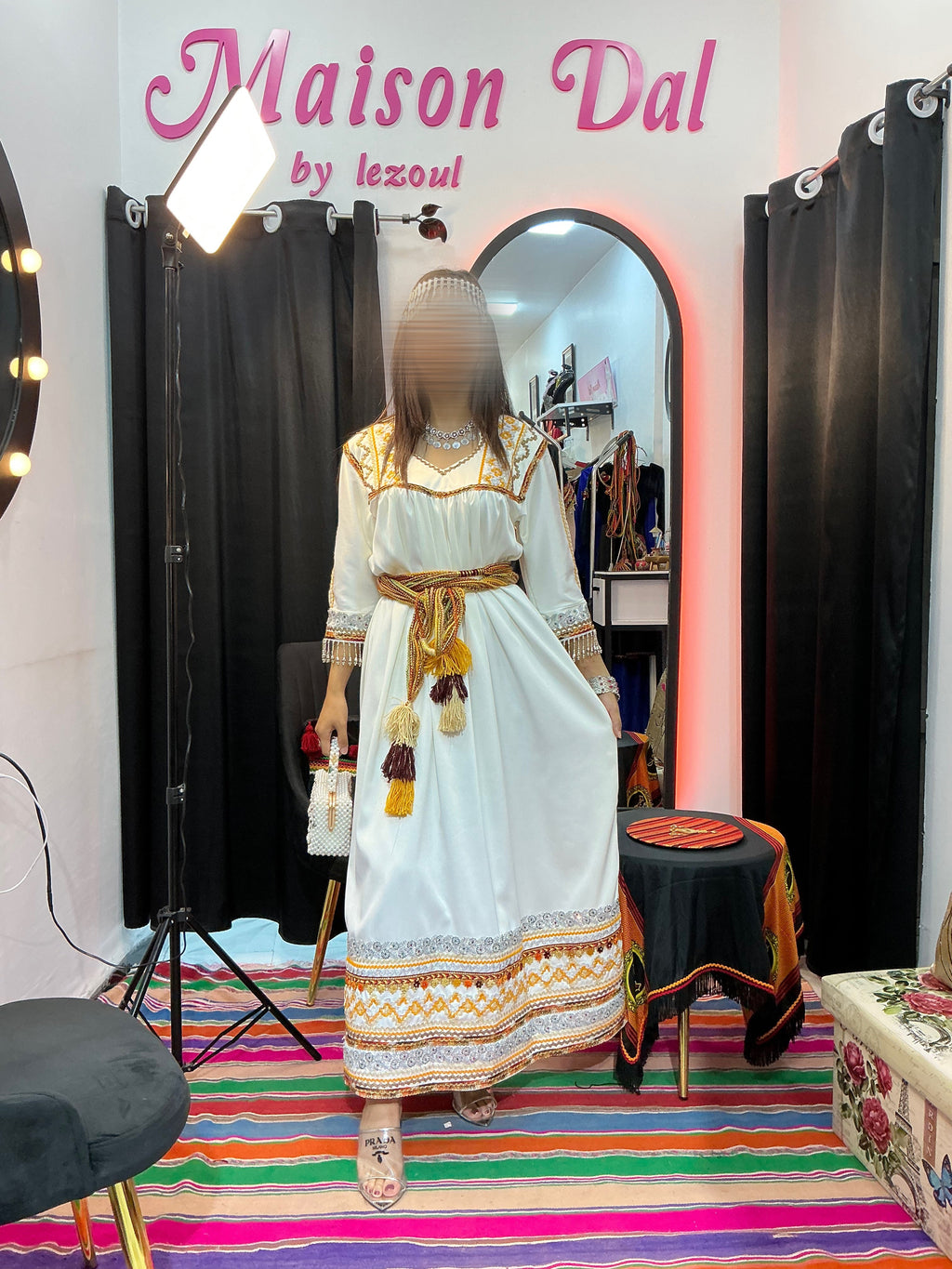 Robe kabyle blanche sophi