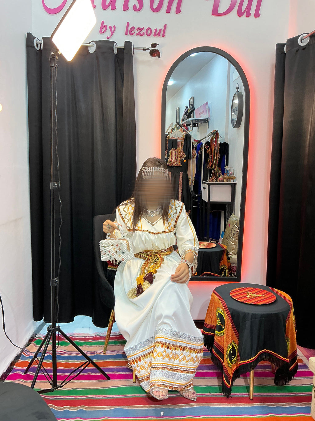 Robe kabyle blanche sophi
