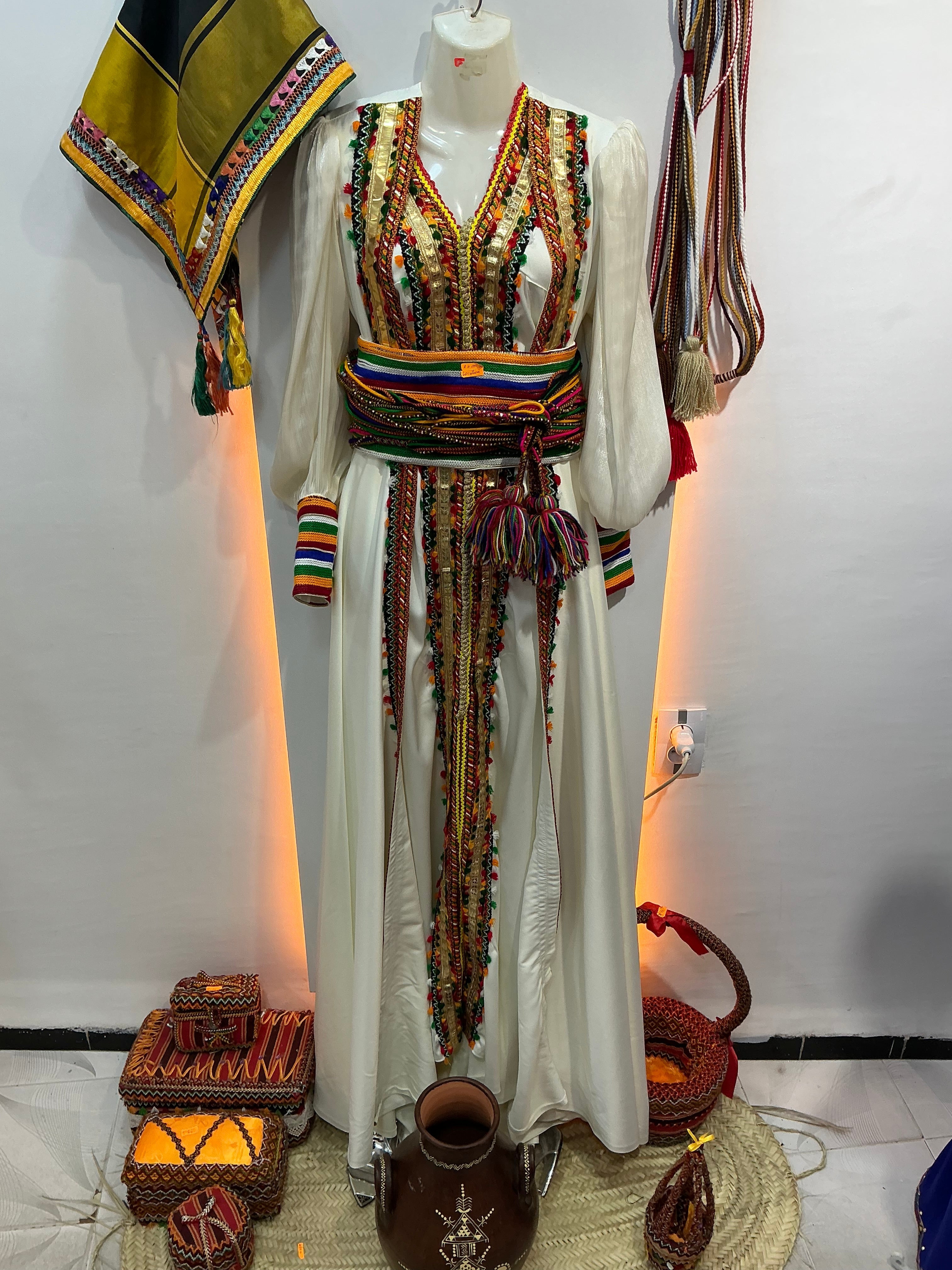 Caftan kabyle double cloche